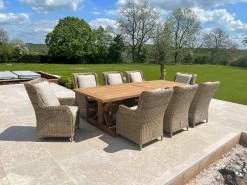 Valencia Willow 8 Chair Dining Set -Garden Comfort Shop valencia willow 8 chair1 1