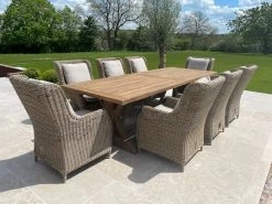 Valencia Willow 8 Chair Dining Set -Garden Comfort Shop valencia willow 8 chair9 1