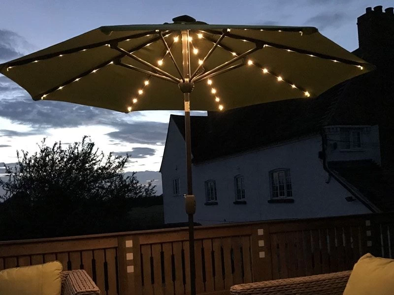 Verona Parasol With USB Charger & LED Lights 12 Verona Parasol With USB Charger & LED Lights - Image 10