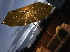 Verona Parasol With USB Charger & LED Lights 19 Verona Parasol With USB Charger & LED Lights -Garden Comfort Shop verona 6 1 1 2