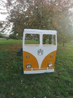 Indian VW Front Only Bus Bar Yellow - Ex Display -Garden Comfort Shop vwbar exdis5