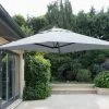 Square Wall Mounted Parasol | OCTOBER OFFERS! 1 Square Wall Mounted Parasol | OCTOBER OFFERS! -Garden Comfort Shop wall mount cantilever grey xl 2