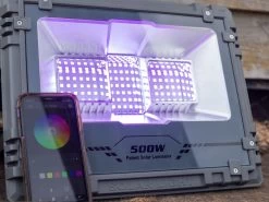 RGB Solar Floodlight 28 RGB Solar Floodlight -Garden Comfort Shop wall solar light resized 4