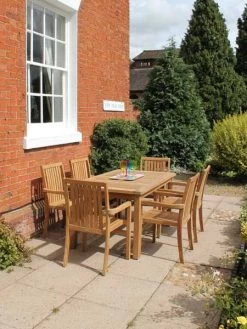 Warwick Compact 6 Chair Set | FSC® Certified 25 Warwick Compact 6 Chair Set | FSC® Certified -Garden Comfort Shop warwick 6 chair compact set XL 7 1