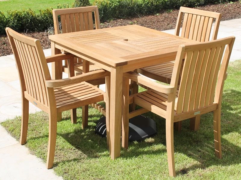 Warwick Square Table Set | FSC® Certified 7 Warwick Square Table Set | FSC® Certified - Image 5