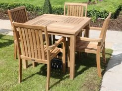 Warwick Square Table Set | FSC® Certified 19 Warwick Square Table Set | FSC® Certified -Garden Comfort Shop warwick square table set XL 4 1