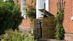 Wheelie Bin Cover - Triple | FSC® Certified 24 Wheelie Bin Cover - Triple | FSC® Certified -Garden Comfort Shop wheelie bin cover 3 4