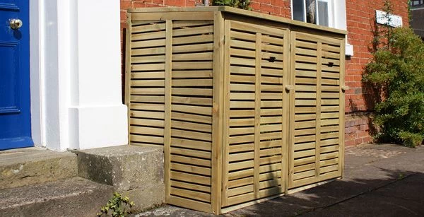 Wheelie Bin Cover - Double | FSC® Certified 3 Wheelie Bin Cover - Double | FSC® Certified