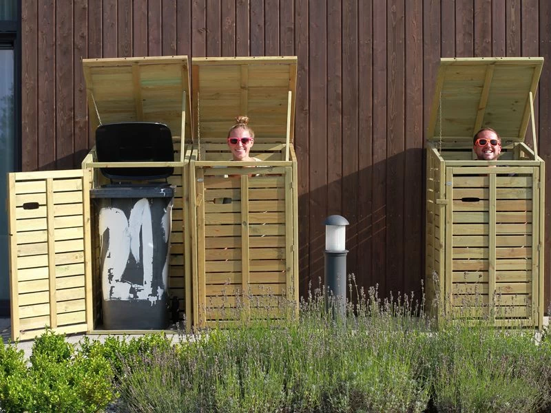 Wheelie Bin Cover - Double | FSC® Certified 6 Wheelie Bin Cover - Double | FSC® Certified - Image 4