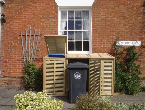 Wheelie Bin Cover - Triple | FSC® Certified 3 Wheelie Bin Cover - Triple | FSC® Certified