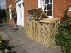 Wheelie Bin Cover - Triple | FSC® Certified 34 Wheelie Bin Cover - Triple | FSC® Certified -Garden Comfort Shop wheelie bin triple 3 3