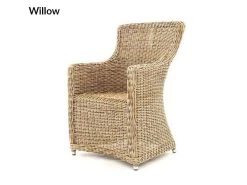 York 6 Chair Round Dining Set -Garden Comfort Shop willow 1