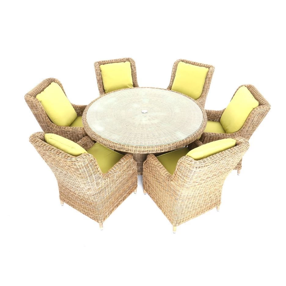 High Back 6 Chair Dining Set 4 High Back 6 Chair Dining Set - Image 2