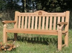 Teak Windsor Bench 34 Teak Windsor Bench -Garden Comfort Shop windsor engraved bench XL 2