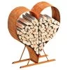 Rustic Love Heart Wood Rack 1 Rustic Love Heart Wood Rack -Garden Comfort Shop wood rack heart rusty xl