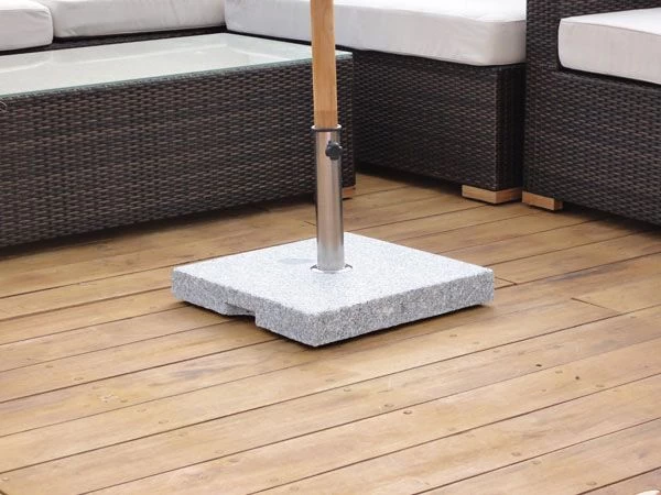 Parasol Base Burnt Stone Effect - 40kg 6 Parasol Base Burnt Stone Effect - 40kg - Image 4