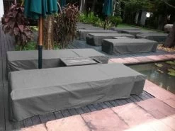 2 X Montana Sun Lounger + Free Side Table 36 2 X Montana Sun Lounger + Free Side Table -Garden Comfort Shop xl sun lounger cover 3grey 1