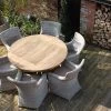 York 6 Chair Round Dining Set 2 York 6 Chair Round Dining Set -Garden Comfort Shop york 6 chair round dining set XL 1